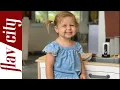 Download Lagu 2 Year Old Makes A Snack \u0026 Cleans Up