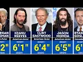 REAL Heights Of 300 Hollywood Actors Shortest to Tallest