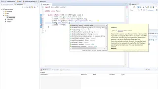 Java Math project on Eclipse - part 1