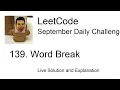 Daily Leetcode Sep 29 2020 - 139 Word Break