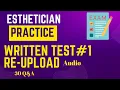 Esthetician Practice Written Test Re-Upload