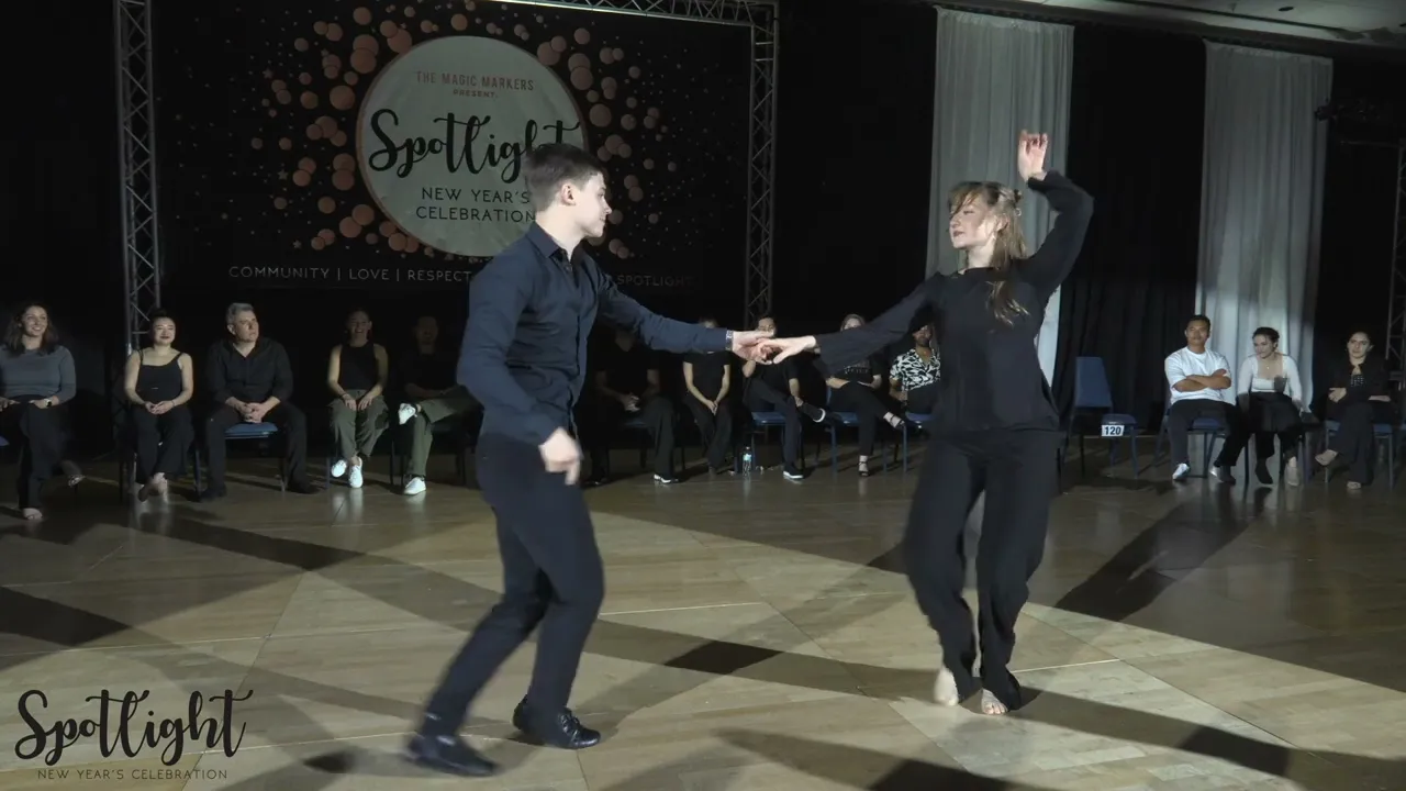 Spotlight New Year's Celebration 2024/2025 Open Strictly Swing Leo Lorenzo & Skylar Pritchard