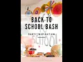 Party Inspiration for fun and positive vibes Back To School bash
