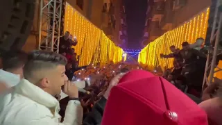 عنبه وعصام صاصا اون فاير في فرح ف الشارع لاول مره لايف 