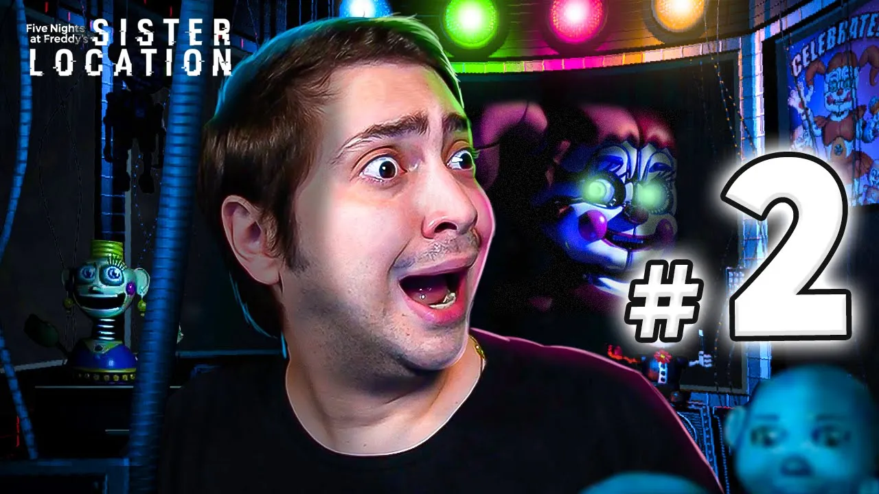 alanzoka jogando Five Nights at Freddy's Sister Location - #2 /FINAL