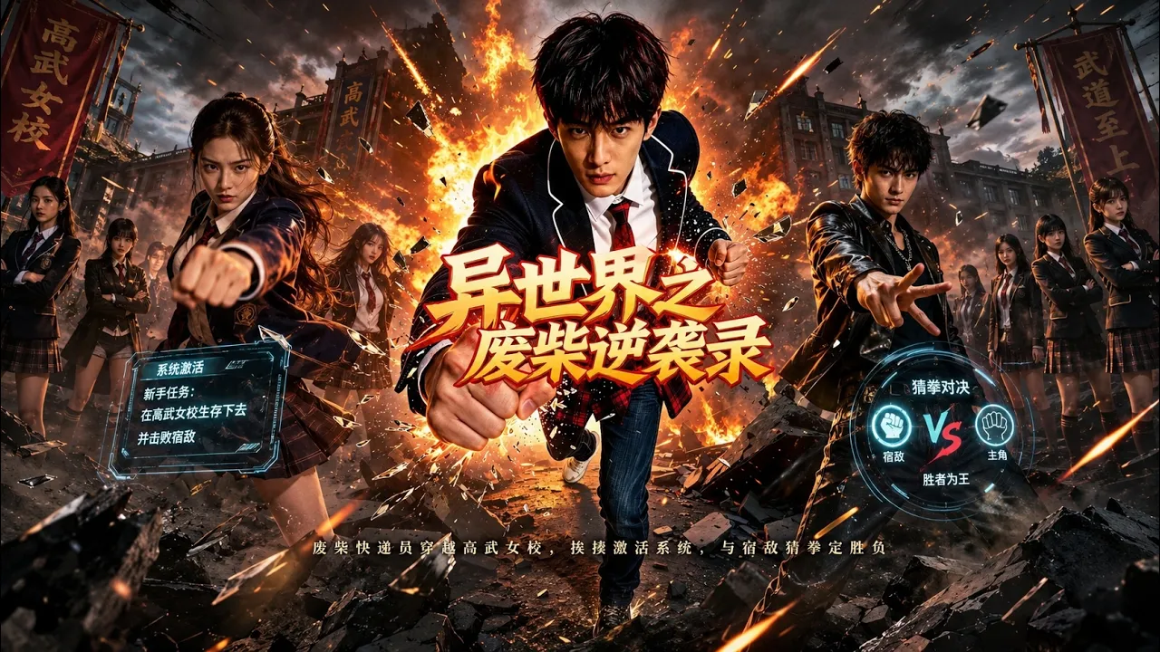 ENG SUB 🔥【全網首發】《异世界之废柴逆袭录》废柴挨揍变强,炸测试仪,猜拳赢宿敌!#热血#漫剧#爽文#爽剧#赛博剧场 poster
