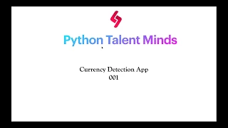 Currency Detection App - Python TensorFlow Teachable Machine