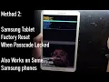 Method 2 Samsung Tablet Factory Reset for forgotten password