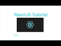 Learn ReactJS Basics - How To Install React 2019