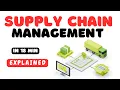 Supply Chain Management SCM Explained in 18 min