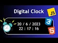 BUILD this AMAZING Digital Clock in JavaScript