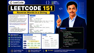 LeetCode 151 Reverse Words in a String String Manipulation Explained