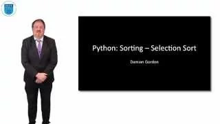 Python Selectionsort and Multi-Dimensional Arrays