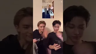 Hyujin And Felix Doing Blackpink Tiktok Challenge Blackpink Straykids Hyujin Felix Rose Lisa 