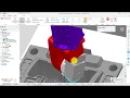 PowerMill 2019 Tutorial 3D Offset Finish Check Collisions Dymanic Machine Control