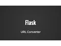 Passing URL Arguments in Flask Using URL Converters