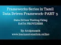 Selenium Frameworks Data-Driven PART - 3 Data providers in TestNG How to use data providers