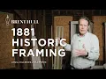 1881 Victorian House update - Historic framing