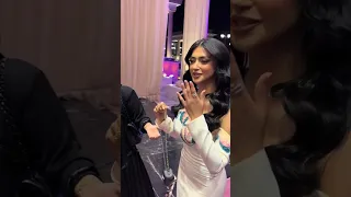 وصول النجمه اصايل العتيبي لافيرن الرياض 