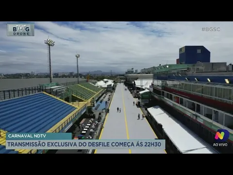 Carnaval NDTV: transmissão exclusiva do desfile das escolas de samba começa às 22h30