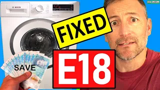 Download Washing Machine E18 Error Code Fix Bosch Siemens Pump Filter blocked MP3