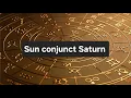 Sun conjunct Saturn synastry aspect Synastryvenus