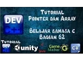 62 Tutorial Pointer dan Array Bahasa C bagian 62 - Belajar Bahasa C menggunakan Dev-C