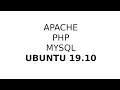 Install PHP MySQL and Apache inside Ubuntu