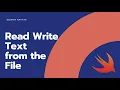 E001 iOS Quickie - Read Write Text from the text file