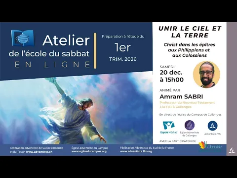 "Unir le ciel et la terre, Christ dans les épîtres aux Philippiens et aux Collossiens", Amram SABRI