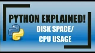 How to ACCESS PRINT LIVE DISK USAGE Information in Python