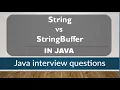 Difference between String and StringBuffer in java
