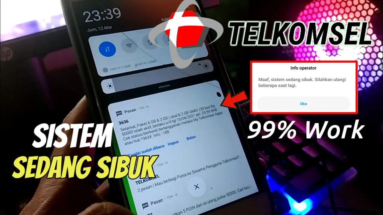 cara memperbaiki notifikasi *login jaringan* di semua HP||paket data internet tidak bisa digunakan