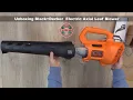 Unboxing Black Decker Electric Axial Leaf Blower - Bob The Tool Man