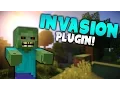 INVASION SURVIVE THE WAVES Minecraft Plugin Tutorial