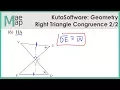 KutaSoftware Geometry - Right Triangle Congruence Part 2