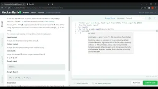 Hacker Rank problem solution of compress String