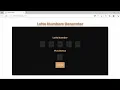Lotto Numbers Generator-Html CSS JavaScript - day 1 of 30 Practice Project