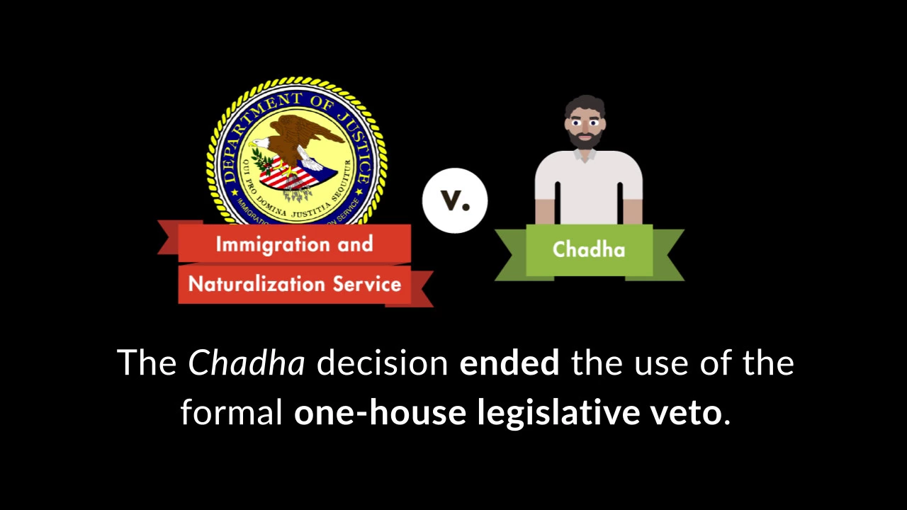 Immigration and Naturalization Service v. Chadha Case Brief Summary | Law Case Explained