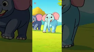 Ek Mota Hathi Ghumne Chala, एक मोटा हाथी #shorts #babyrhymes #preschool #cartoon #viral
