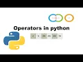 Operators in Python part2