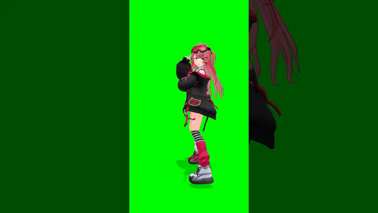 ダンスみこ素材配布🩷MMDも配布中！ぜひ踊らせてにぇ💃#ファッションビート #shorts