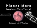 Photographing Planet Mars - A look through my 10 Newtonian telescope
