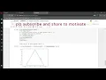 how to plot triangle square pentagon etc in python
