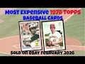 1978 Topps Most Expensive eBay Sales Baseball Cards February 2026