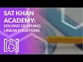 SAT Khan Academy Solving Graphing Linear Equations