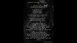 Mono Gamau🎶 By DANIEL BILIP (WauWaria Dedication) Song Vedio Lyrics 🎶