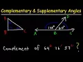 Complementary and Supplementary Angles
