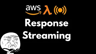 AWS Lambda Function with Response Streaming Node js