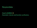 Excel LAMBDA - Parameter checks and function verification